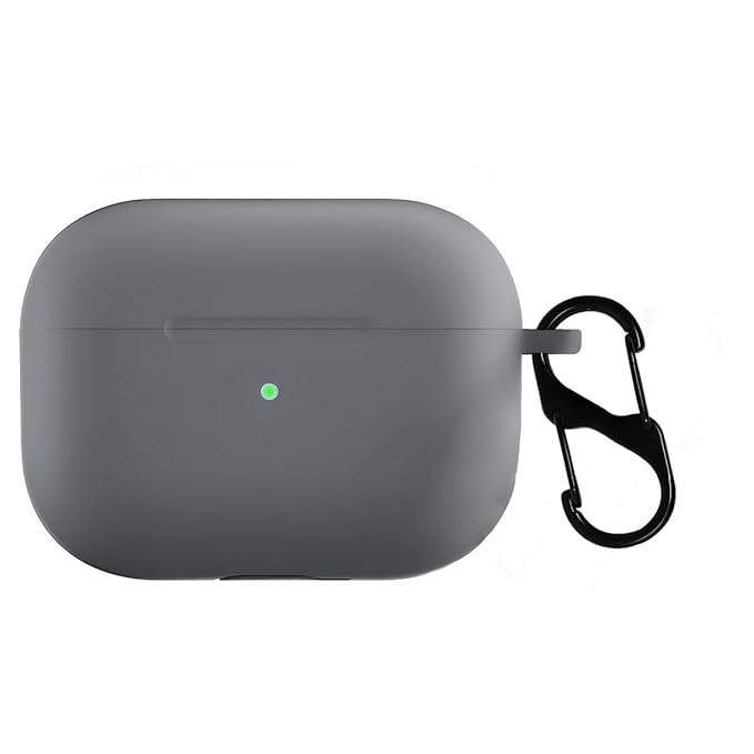Airpods Pro 2 Case Cover, Soft Silicone Skin Case Cover Shock-Absorbing Protective Case with Keychain