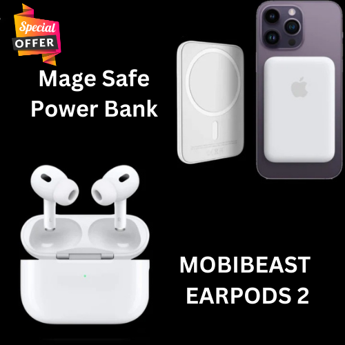 Mobibeast Pro 2nd Gen ANC (Type-C) | Free 5000mAh MagSafe Powerbank | 100% Hassle-Free Warranty